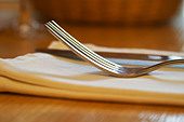 fork on a table
